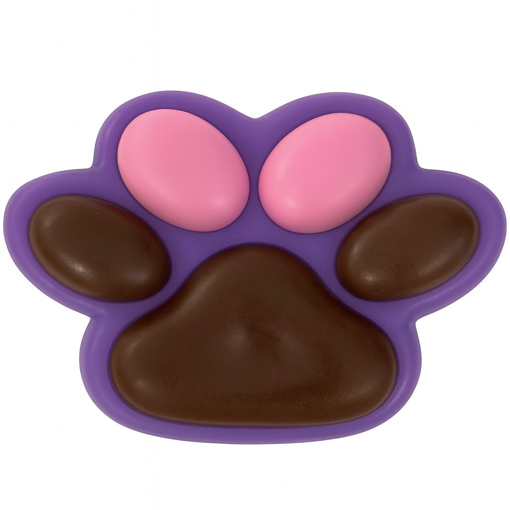 Jucarie Antistres Squishy, Cu Revenire Lenta, Labuta De Pisica Pufoasa, Ambalaj, Mov Maro