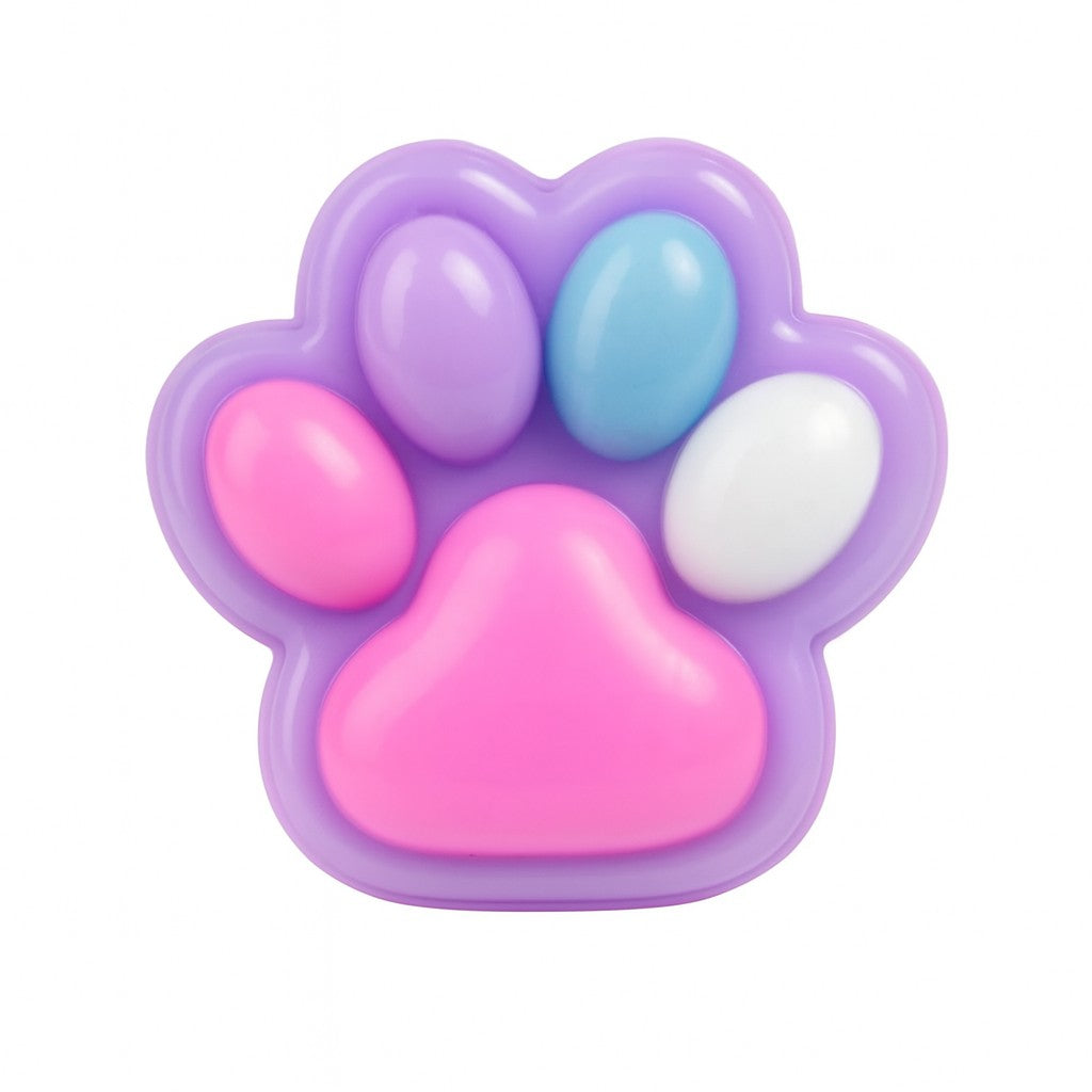Jucarie Antistres Squishy, Cu Revenire Lenta, Labuta De Pisica Pufoasa, Ambalaj, Multicolor Roz