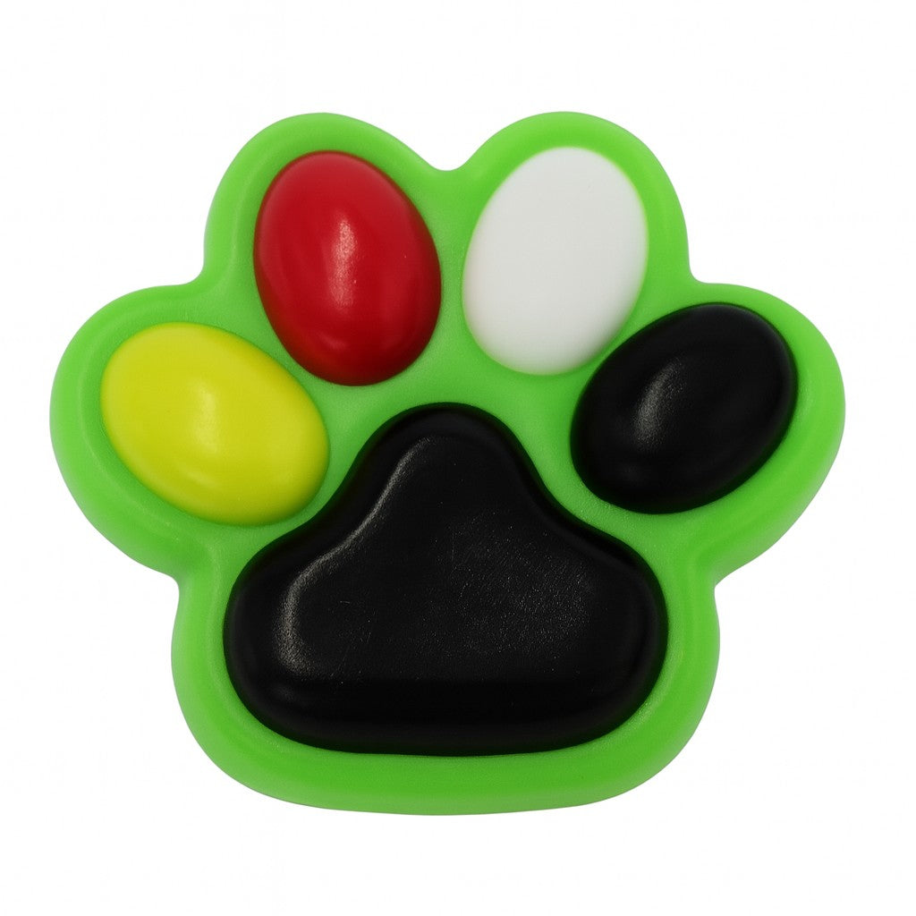 Jucarie Antistres Squishy, Cu Revenire Lenta, Labuta De Pisica Pufoasa, Ambalaj, Verde Negru