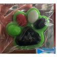 Jucarie Antistres Squishy, Vivimall, cu Revenire Lenta, Labuta de Pisica Pufoasa, 8.5 x 7.5 cm, Ambalaj Transparent, Verde Negru - vivimall.ro