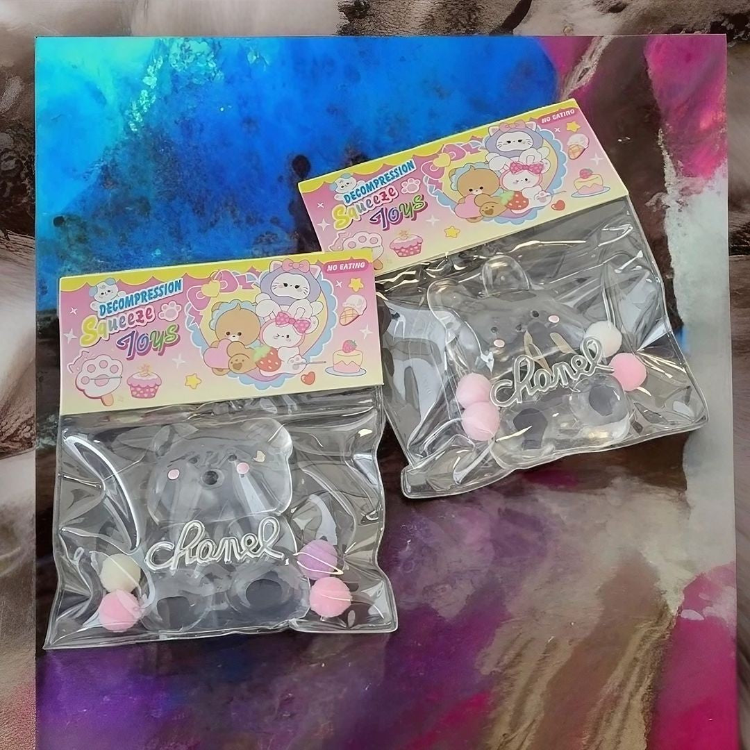 Jucarie Antistres Squishy, Vivimall, cu Revenire Lenta, Squeeze Pinch, Family Model Animalute, Ambalaj Transparent - vivimall.ro