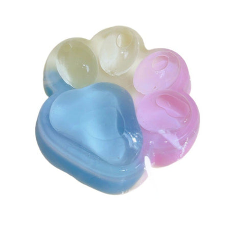 Jucarie Antistres Squishy, Flippy, cu Revenire Lenta, Squeeze Pinch Family, Model Cat Paw, 12.5x10.5 cm, 220g, Ambalaj Transparent, Model 024, Multicolor - vivimall.ro