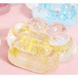 Jucarie Antistres Squishy, Cu Revenire Lenta, Squeeze Pinch Family, Din Tpr, 4-6 Ani, Model 4 Sclipici - vivimall.ro