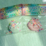 Jucarie Antistres Squishy, Vivimall, cu Revenire Lenta, Squeeze Pinch Family, Model Labuta de Pisica, 6x6 cm, 45g, Ambalaj Transparent, Alb - vivimall.ro