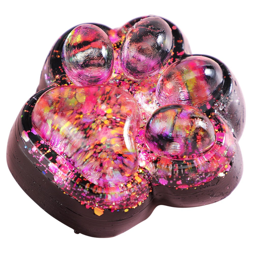 Jucarie Antistres Squishy, Cu Revenire Lenta, Squeeze Pinch Family, 60G, Ambalaj, Roz-Negru