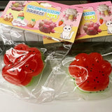 Jucarie Antistres Squishy, Vivimall, cu Revenire Lenta, Squeeze Pinch Family, Model Labuta de Pisica, Rosie - vivimall.ro