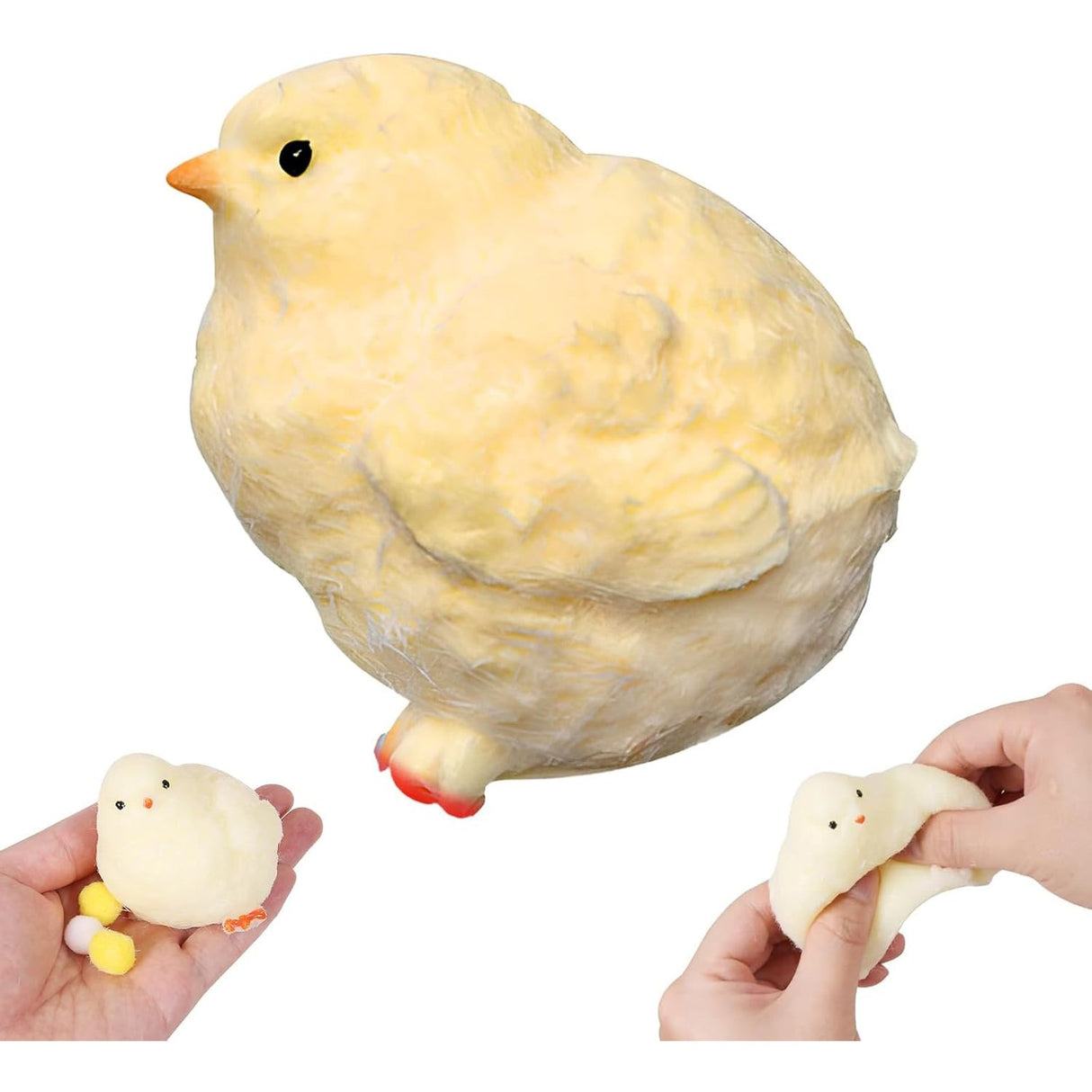 Jucarie Antistres Squishy, Cu Revenire Lenta, Ambalaj , Galben - vivimall.ro