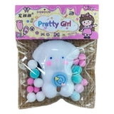 Jucarie Antistres Squishy, Cu Revenire Lenta, Squeeze Pretty Girl, Ambalaj , Alb - vivimall.ro
