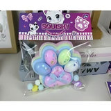 Jucărie squishy Flippy model labută de pisică, revenire lentă, detaliu textură TPR moale, multicolor