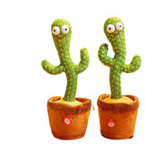 Jucarie Cactus Dansator Flippy, Canta, Danseaza, Imita, Distractiv, Verde, 37cm