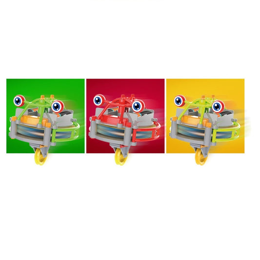 Jucarie circuit pentru copii, Flippy, Broscuta pe monociclu, Rosu - vivimall.ro