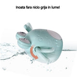 Jucarie de baie pentru copii, Flippy, broscuta bleu