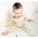 Jucarie de baie pentru copii, Vivimall, crab, 10 cm, Roz cu fir - vivimall.ro