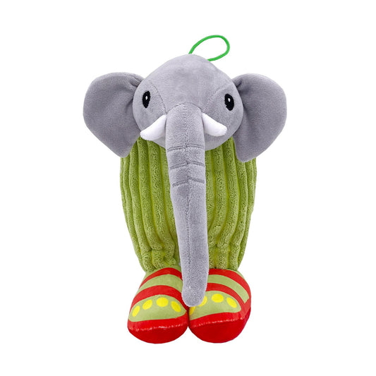 Jucarie Moale de Plus Italian Brainrot, Vivimall, cu Agatatoare, Model Elefant Cactus Lirili Larila, Jucarie Moale pentru Copii, 25 x 12 cm, Verde Gri - vivimall.ro