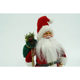 Jucarie decorativa, Flippy, Mos Craciun , standard, lana, tesatura de plus, poliester, 32 cm inaltime, interior/exterior - vivimall.ro