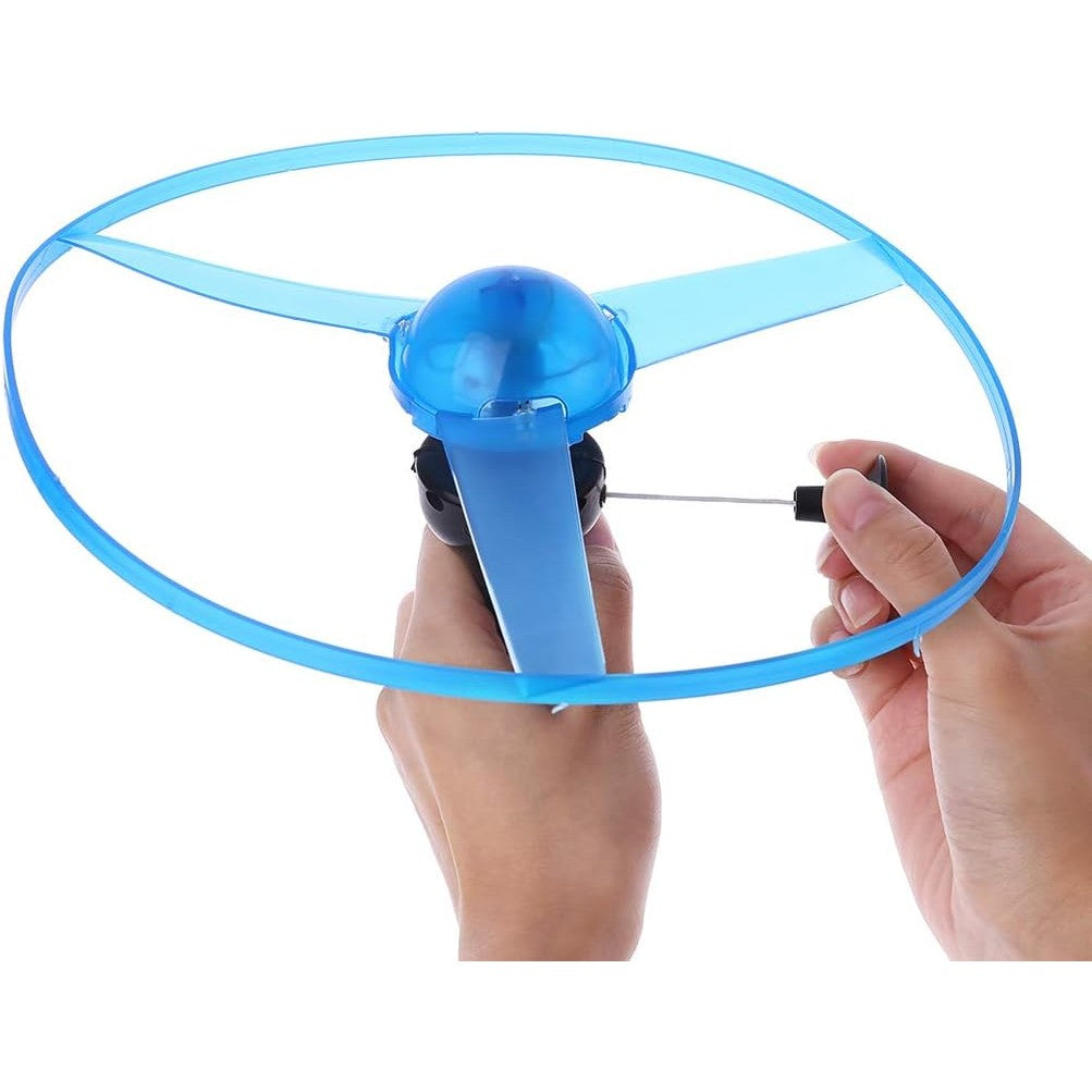 Jucarie Disc Zburator, Distractiv Pentru Copii, Aruncator Manual Din Plastic, Cu Lumini - vivimall.ro