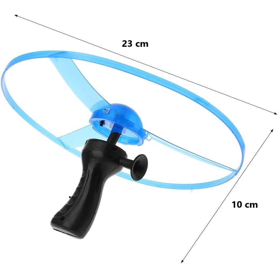 Jucarie Disc Zburator, Distractiv Pentru Copii, Aruncator Manual Din Plastic, Cu Lumini - vivimall.ro