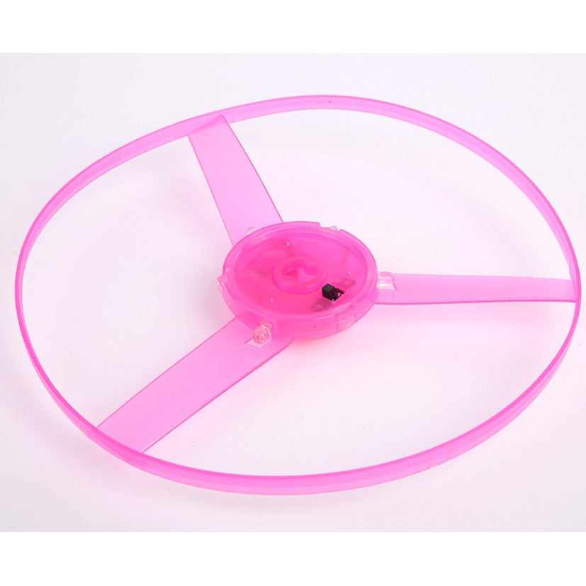 Jucarie Disc Zburator, Distractiv Pentru Copii, Aruncator Manual Din Plastic, Cu Lumini - vivimall.ro