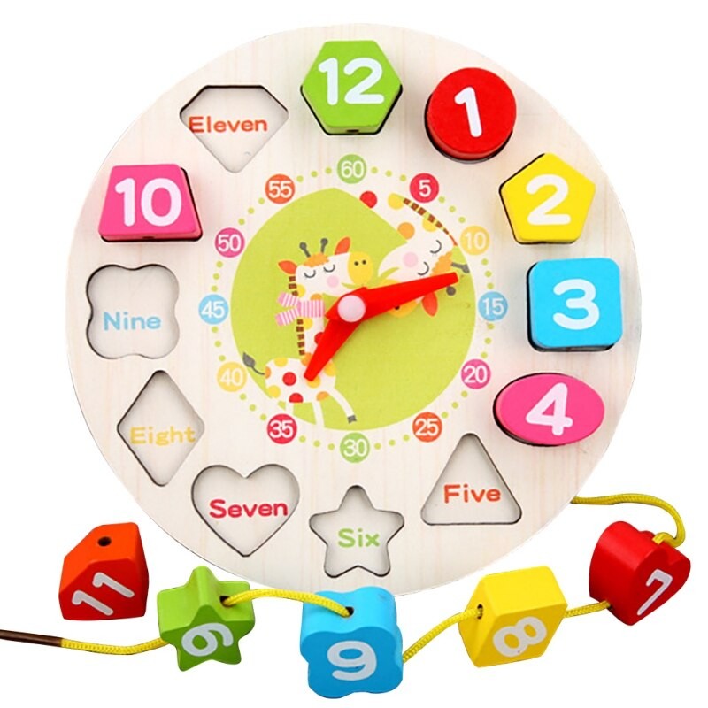 Jucarie Educativa Tip Montessori, Din Lemn, + 36 Luni, 12 Piese, 17 Cm - vivimall.ro