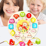 Jucarie Educativa Tip Montessori, Din Lemn, + 36 Luni, 12 Piese, 17 Cm - vivimall.ro