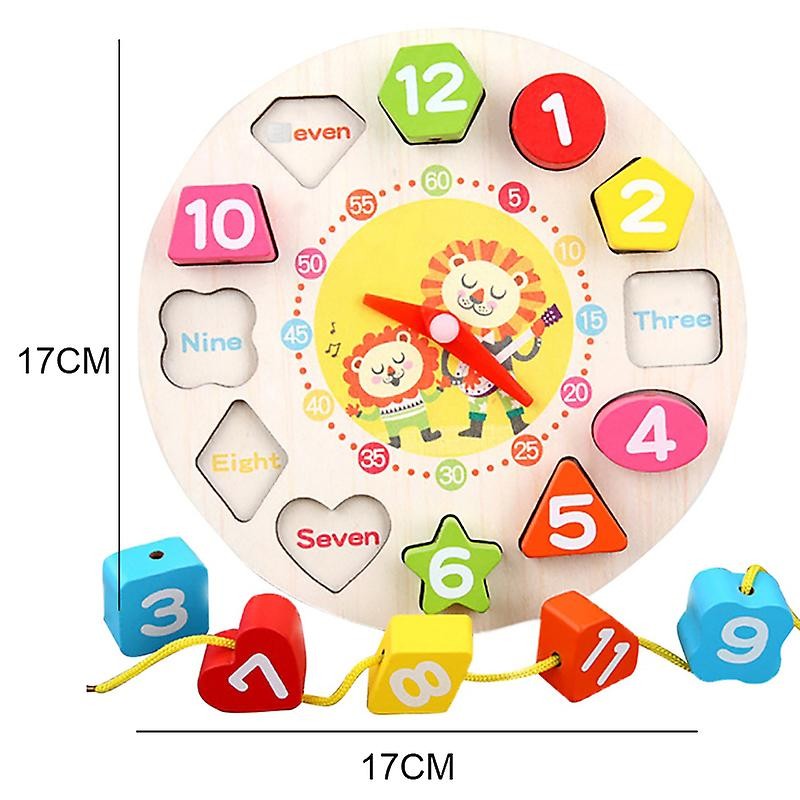 Jucarie Educativa Tip Montessori, Din Lemn, + 36 Luni, 12 Piese, 17 Cm - vivimall.ro