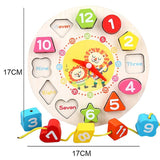Jucarie Educativa Tip Montessori, Din Lemn, + 36 Luni, 12 Piese, 17 Cm - vivimall.ro
