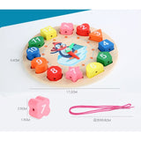 Jucarie Educativa Tip Montessori, Din Lemn, + 36 Luni, 12 Piese, 17.2 Cm - vivimall.ro