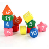 Jucarie Educativa Tip Montessori, Din Lemn, + 36 Luni, 12 Piese, 17.2 Cm - vivimall.ro