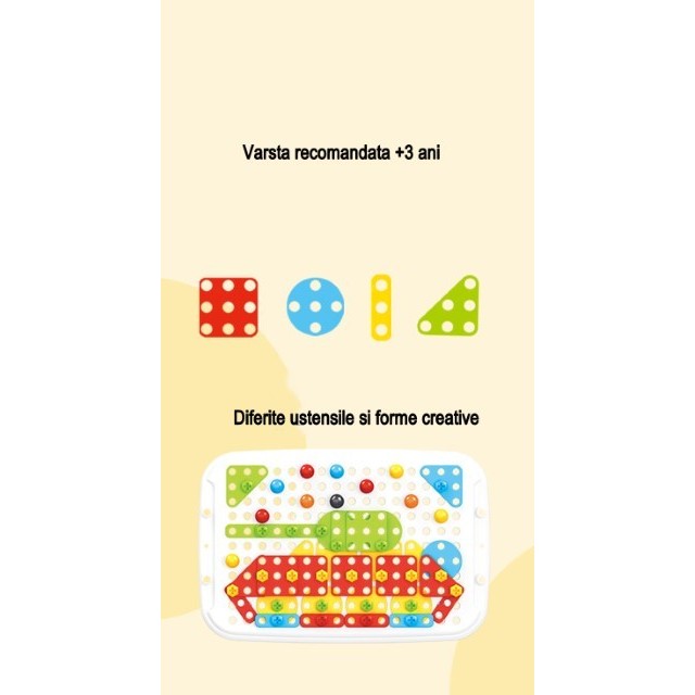 Jucarie valiza constructie copii 258 piese | MechHero - vivimall.ro