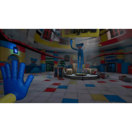 Jucarie Huggy Wuggy cu ventuze, Albastru