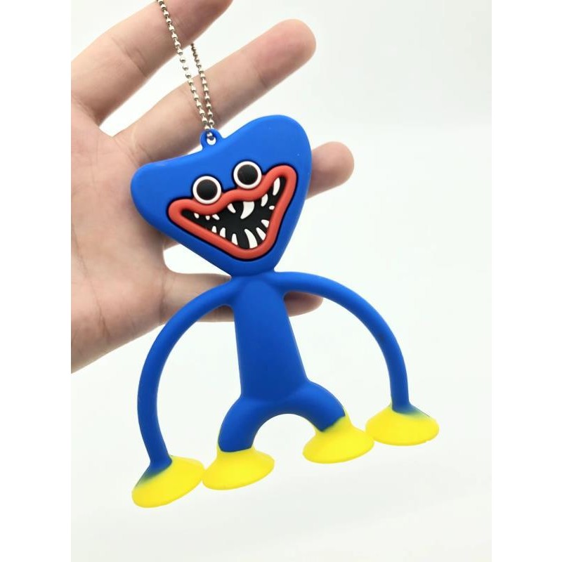 Jucarie Huggy Wuggy cu ventuze, Albastru