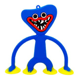 Jucarie Huggy Wuggy cu ventuze, Albastru
