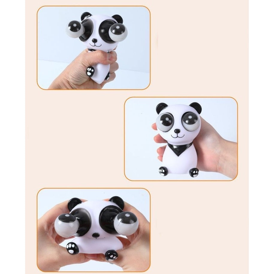 Jucarie Interactiva Antistres Squeeze Eye-Popping Panda, Multicolor - vivimall.ro