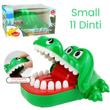 Jucarie interactiva Crocodil Dentist, Vivimall, Joc de Grup/Familie, 11 Dinti, Small 15 x 10 x 7.5 cm, Verde - vivimall.ro