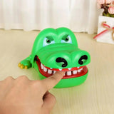 Jucarie interactiva Crocodil Dentist, Vivimall, Joc de Grup/Familie, 13 Dinti, Extra Big 21 x 14.5 x 11 cm, Verde - vivimall.ro