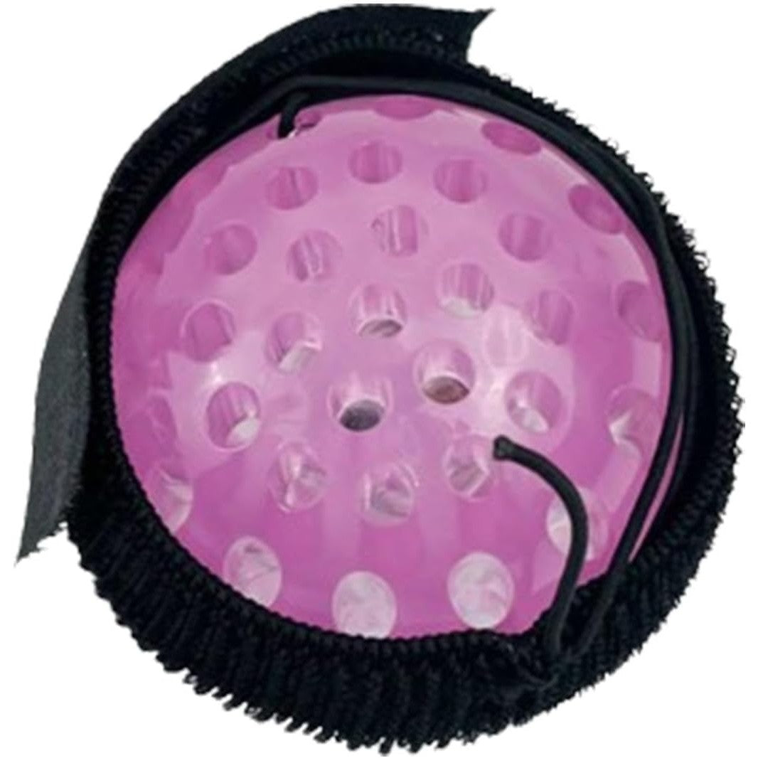 Jucarie Interactiva, Minge Saltareata Crystal Ball, Cu Banda Elastica, 6 Cm, +7 Ani, Din Plastic - vivimall.ro