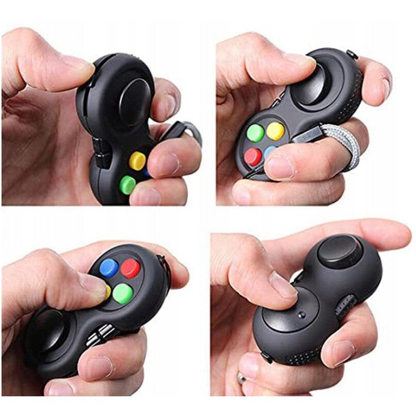 Jucarie Interactiva, Model Fidget Pad, Antistres, +3 Ani, Functii Multiple, 5.5 X 3.5 X 11 Cm - vivimall.ro