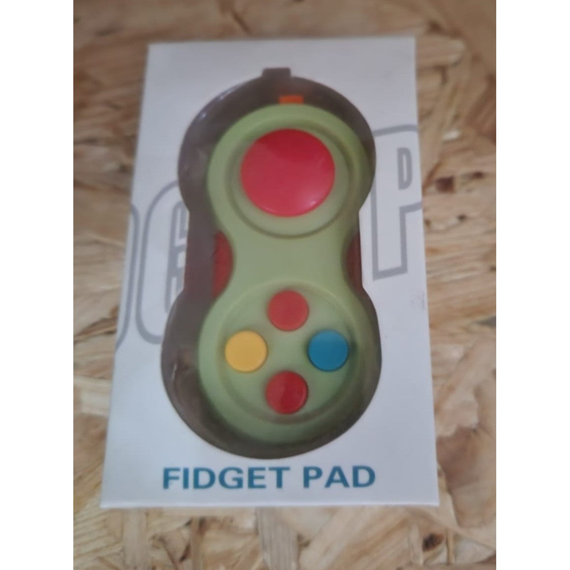 Jucarie Interactiva, Flippy, Model Fidget Pad, Antistres, +3 Ani, Functii Multiple, 5.5 x 3.5 x 11 cm, Verde