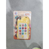 Jucarie Interactiva, Flippy, Telefon Inteligent, Model Dinozaur, Functii Educative, Muzicale si Voce, 4-6 ani, 19 x 11.5 cm, din Plastic, Galben