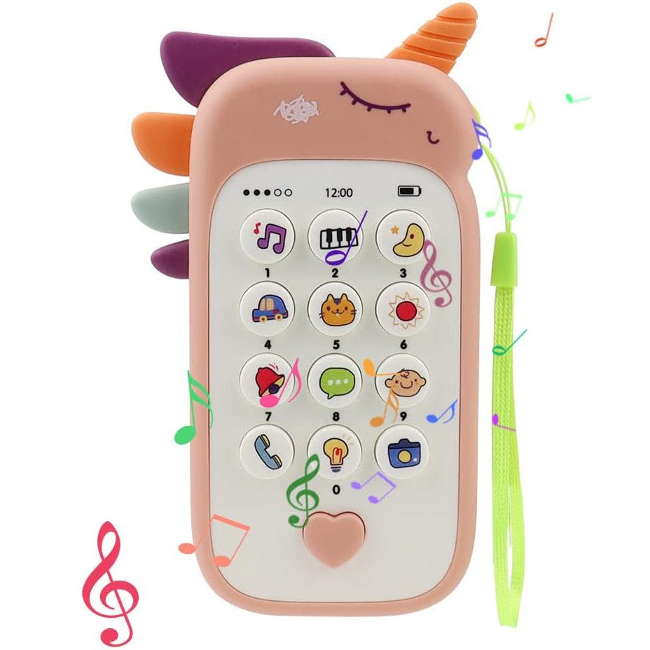 Jucarie Interactiva, Telefon Inteligent, Functii Educative, Muzicale Si Voce, 4-6 Ani, Din Plastic - vivimall.ro
