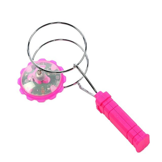 Jucarie Interactiva, Vivimall, Titirez Magnetic, cu Led, 19.8 x 5 cm, Roz - vivimall.ro