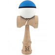 Kendama X Originala, Profesionala, Vivimall, din Lemn, 18 cm, Rubber Grip, Albastru/Alb - vivimall.ro