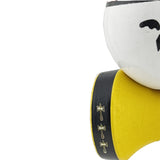 Kendama X Originala, Profesionala, Flippy, Big Cups V2, Model Rege Super Sticky Legendary Cupe Mari, Rulment Metalic cu Ata 55 cm, Maner Galben - vivimall.ro