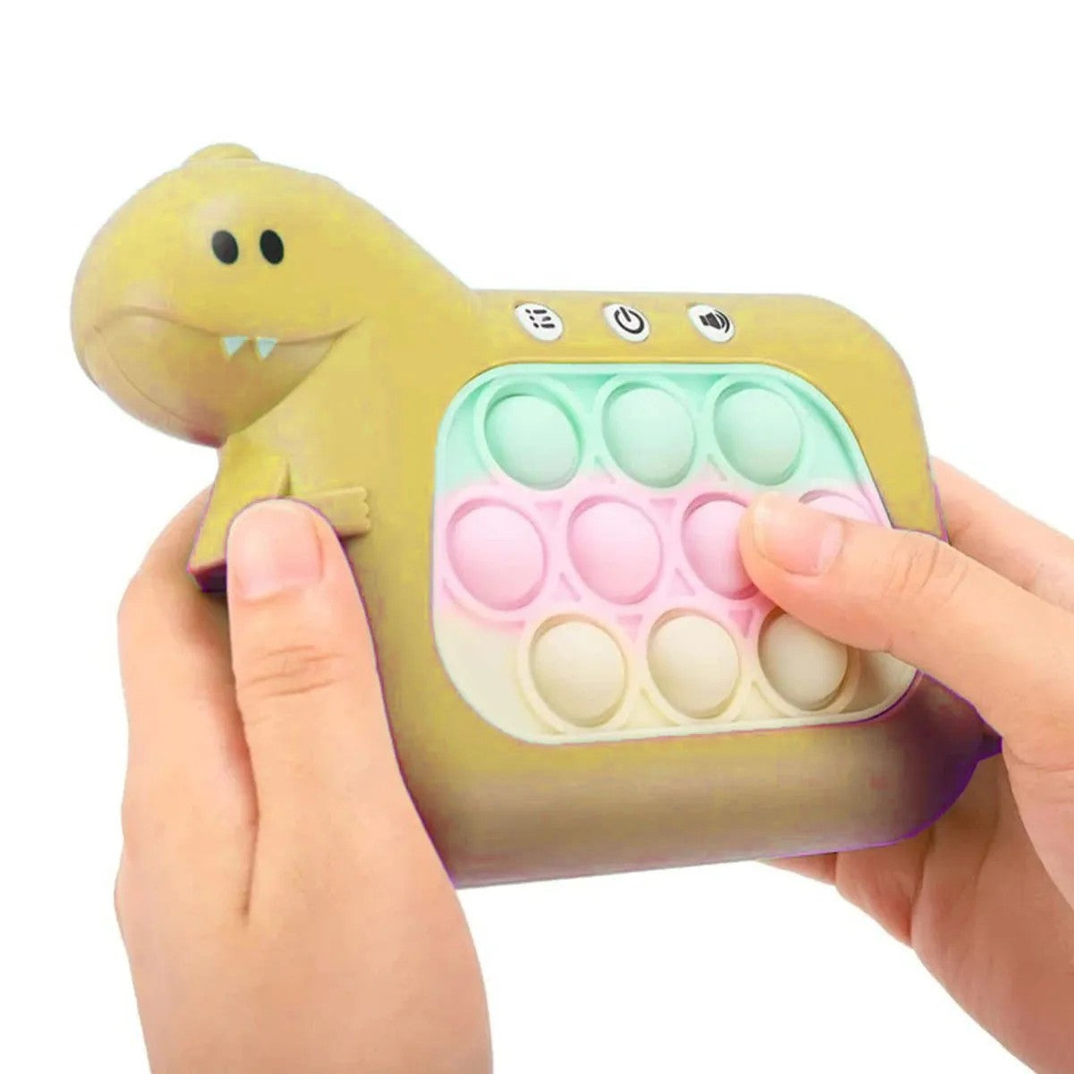 Jucarie Interactiva Pop It Whack A Mole, Tip Consola, Anti-Stres, 4 Moduri De Joc, Din Abs Si Silicon, +3 Ani - vivimall.ro
