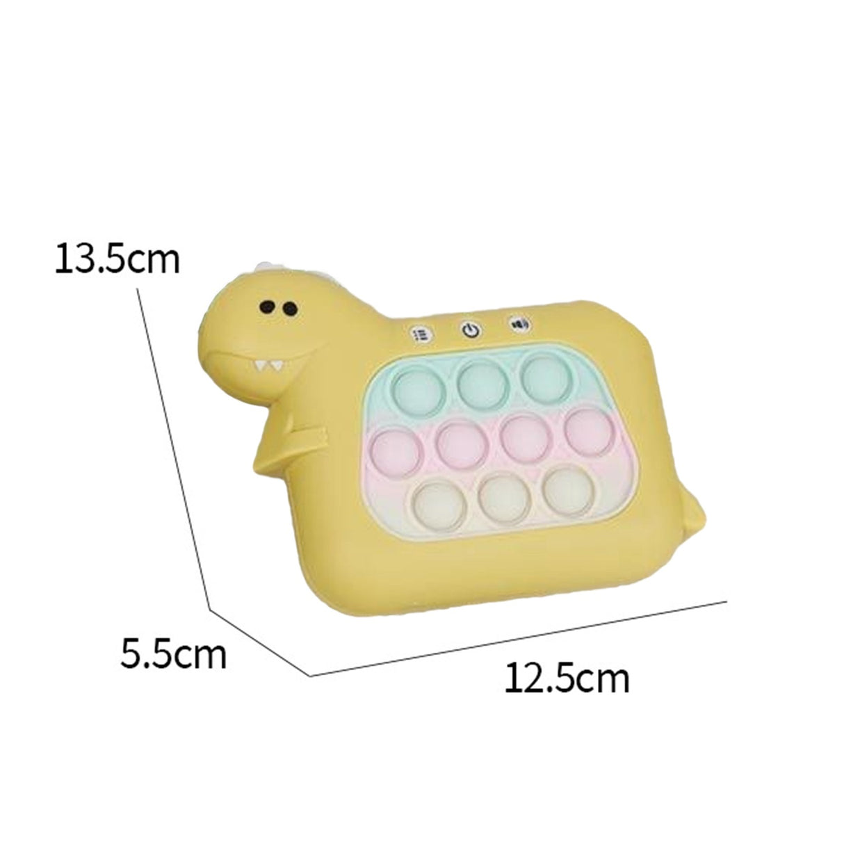 Jucarie Interactiva Pop It Whack A Mole, Tip Consola, Anti-Stres, 4 Moduri De Joc, Din Abs Si Silicon, +3 Ani - vivimall.ro