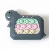 Jucarie Interactiva Pop It Whack A Mole, Tip Consola, Anti-Stres, 4 Moduri De Joc, Din Abs Si Silicon, +3 Ani