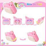 Jucarie Interactiva Pop It Whack A Mole, Tip Consola, Anti-Stres, 4 Moduri De Joc, Din Abs Si Silicon, +3 Ani - vivimall.ro