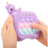 Jucarie Interactiva Pop It Whack A Mole, Tip Consola, Anti-Stres, 4 Moduri De Joc, Din Abs Si Silicon, +3 Ani - vivimall.ro