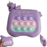 Jucarie Interactiva Pop It Whack A Mole, Tip Consola, Anti-Stres, 4 Moduri De Joc, Din Abs Si Silicon, +3 Ani - vivimall.ro