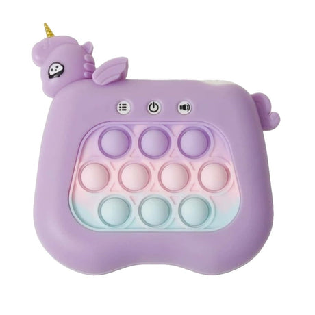 Jucarie Interactiva Pop It Whack A Mole, Tip Consola, Anti-Stres, 4 Moduri De Joc, Din Abs Si Silicon, +3 Ani - vivimall.ro